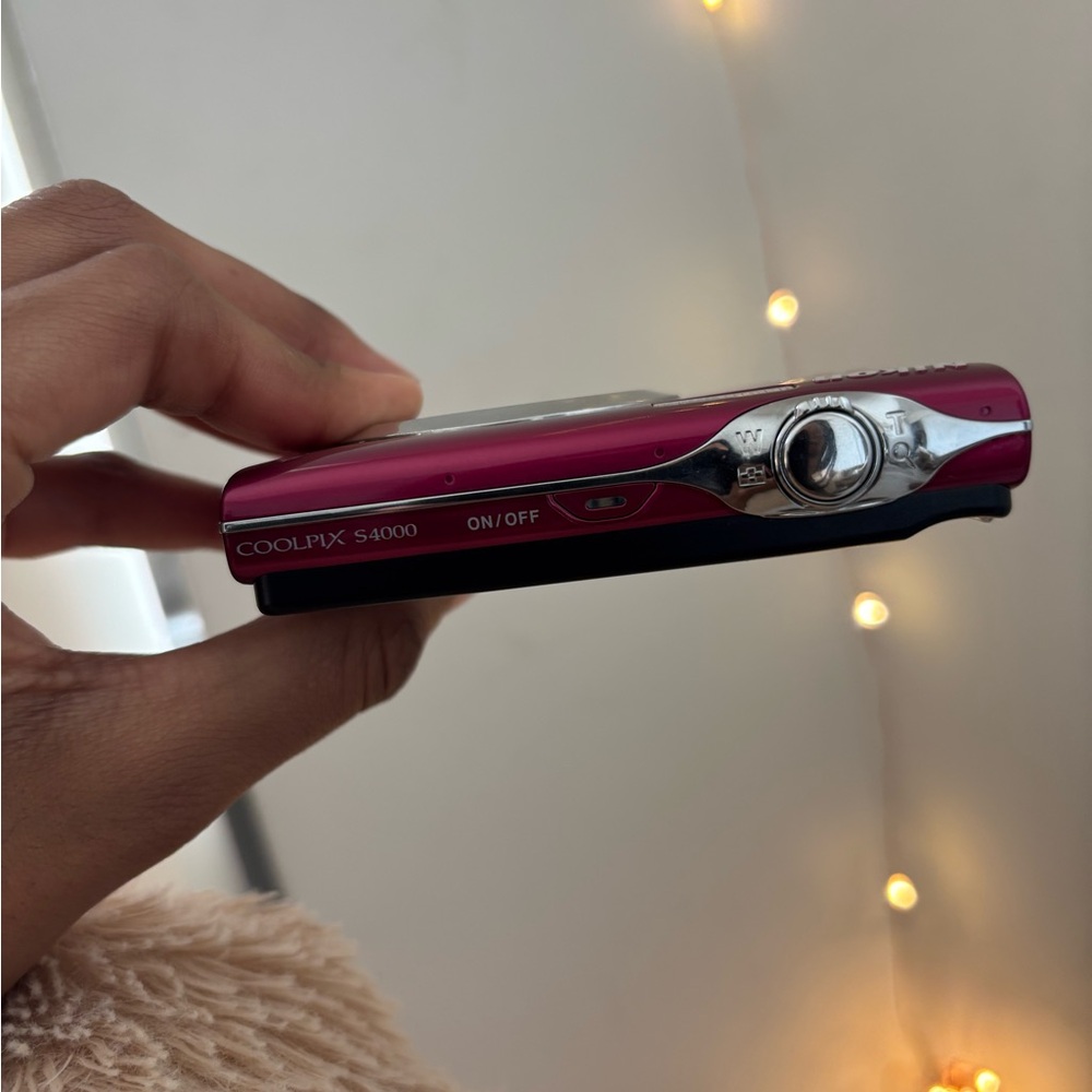 Nikon Red Digital Camera Compact Point-and-Shoot - Picture 5 of 11